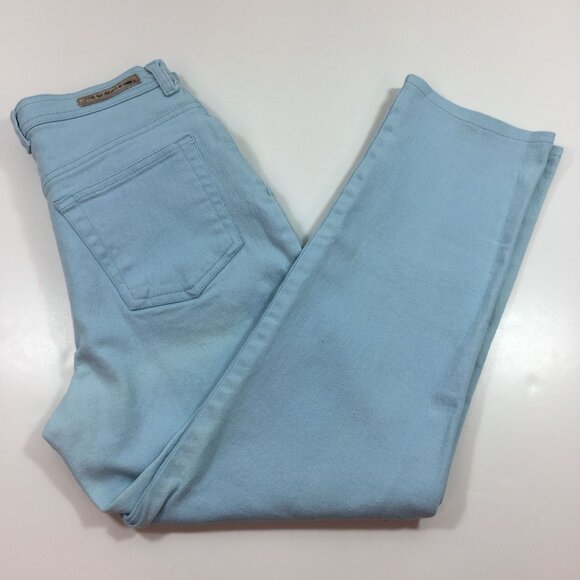 Gloria Vanderbilt Womens Amanda Jeans Slimming Light Blue Size 8 Missy Medium - Picture 1 of 13